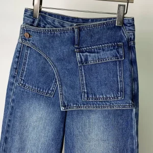 Plus Size High Waisted Jeans with Vintage Wash, Slight Stretch and Full-Length Fit